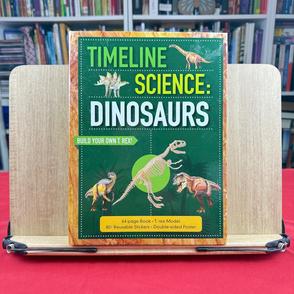 Timeline Science Dinosaurs Activity Kit Silver Dolphin Books T. Rex Model Poster